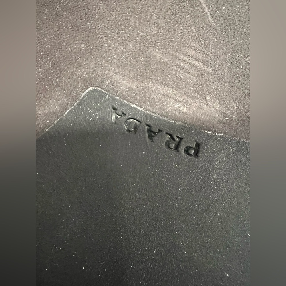 Prada Triangle Logo Slide Sandal - Picture 6 of 8